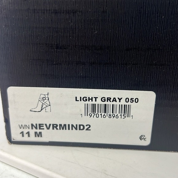 Nine West Taupe Suede Buckle Wrap Block Heel Ankle Boots Womens 11M - Picture 10 of 11